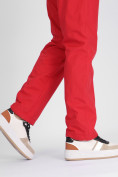 Купить Утепленные спортивные брюки женские красного цвета 88149Kr, фото 13