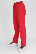 Купить Утепленные спортивные брюки женские красного цвета 88149Kr, фото 8