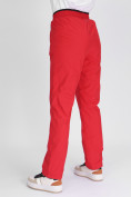 Купить Утепленные спортивные брюки женские красного цвета 88149Kr, фото 9