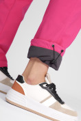 Купить Утепленные спортивные брюки женские розового цвета 88149R, фото 13