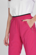 Купить Утепленные спортивные брюки женские розового цвета 88149R, фото 14