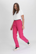 Купить Утепленные спортивные брюки женские розового цвета 88149R, фото 18