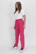 Купить Утепленные спортивные брюки женские розового цвета 88149R, фото 2