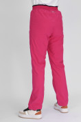 Купить Утепленные спортивные брюки женские розового цвета 88149R, фото 9