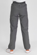 Купить Утепленные спортивные брюки женские серого цвета 88149Sr, фото 10