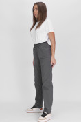 Купить Утепленные спортивные брюки женские серого цвета 88149Sr, фото 2