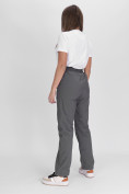 Купить Утепленные спортивные брюки женские серого цвета 88149Sr, фото 3