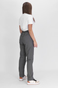 Купить Утепленные спортивные брюки женские серого цвета 88149Sr, фото 5