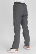Купить Утепленные спортивные брюки женские серого цвета 88149Sr, фото 9