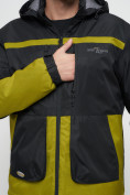 Купить Куртка спортивная мужская с капюшоном черного цвета 8815Ch, фото 14