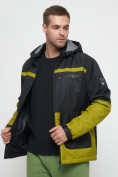 Купить Куртка спортивная мужская с капюшоном черного цвета 8815Ch, фото 18
