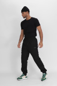 Купить Утепленные спортивные брюки мужские черного цвета 882198Ch, фото 14