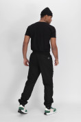 Купить Утепленные спортивные брюки мужские черного цвета 882198Ch, фото 16