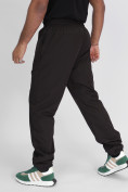 Купить Утепленные спортивные брюки мужские темно-серого цвета 882198TC, фото 10