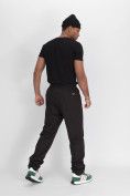 Купить Утепленные спортивные брюки мужские темно-серого цвета 882198TC, фото 4