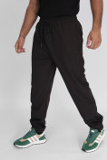 Купить Утепленные спортивные брюки мужские темно-серого цвета 882198TC, фото 7