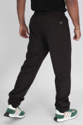 Купить Утепленные спортивные брюки мужские темно-серого цвета 882198TC, фото 9