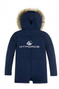 Купить Куртка парка зимняя подростковая для мальчика темно-синего цвета 8831TS, фото 2