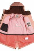 Купить Куртка парка зимняя подростковая для девочки персикового цвета 8834P, фото 3