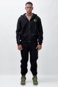 Купить Брюки мужские демисезонный на флисе УЦЕНКА 0черного цвета 884Ch, фото 4