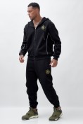 Купить Брюки мужские демисезонный на флисе УЦЕНКА 0черного цвета 884Ch, фото 5