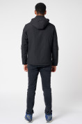 Купить Куртка мужская с капюшоном черного цвета 88601Ch, фото 13