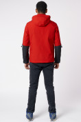 Купить Куртка мужская с капюшоном красного цвета 88601Kr, фото 6
