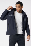 Купить Куртка мужская с капюшоном темно-синего цвета 88601TS, фото 13