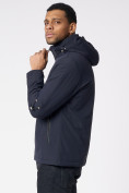Купить Куртка мужская с капюшоном темно-синего цвета 88601TS, фото 5