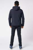 Купить Куртка мужская с капюшоном темно-синего цвета 88601TS, фото 12