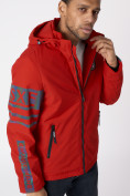 Купить Куртка мужская с капюшоном красного цвета 88602Kr, фото 13