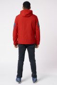 Купить Куртка мужская с капюшоном красного цвета 88602Kr, фото 9