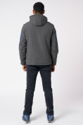 Купить Куртка мужская с капюшоном темно-серого цвета 88602TC, фото 10