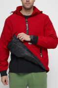 Купить Куртка-анорак спортивная мужская красного цвета 88620Kr, фото 13