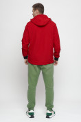 Купить Куртка-анорак спортивная мужская красного цвета 88620Kr, фото 4