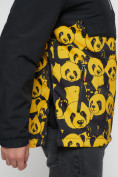 Купить Куртка-анорак спортивная мужская желтого цвета 88629J, фото 12