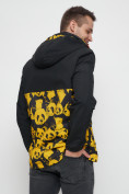 Купить Куртка-анорак спортивная мужская желтого цвета 88629J, фото 9
