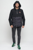 Купить Куртка-анорак спортивная мужская цвета хаки 88629Kh, фото 5