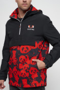 Купить Куртка-анорак спортивная мужская красного цвета 88629Kr, фото 10