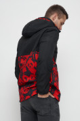 Купить Куртка-анорак спортивная мужская красного цвета 88629Kr, фото 9