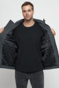 Купить Куртка спортивная мужская на резинке большого размера серого цвета 88657Sr, фото 15