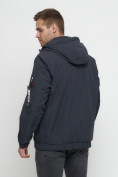 Купить Куртка спортивная мужская на резинке большого размера темно-серого цвета 88657TC, фото 16