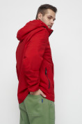 Купить Куртка спортивная мужская большого размера красного цвета 88676Kr, фото 10