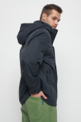 Купить Куртка спортивная мужская большого размера темно-серого цвета 88676TC, фото 11