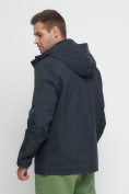 Купить Куртка спортивная мужская большого размера темно-серого цвета 88676TC, фото 15