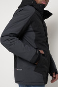 Купить Горнолыжная куртка мужская черного цвета 88812Ch, фото 13