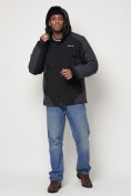 Купить Горнолыжная куртка мужская черного цвета 88812Ch, фото 9