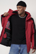 Купить Горнолыжная куртка мужская красного цвета 88812Kr, фото 13