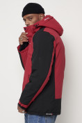 Купить Горнолыжная куртка мужская красного цвета 88812Kr, фото 7