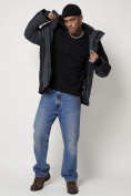 Купить Горнолыжная куртка мужская темно-серого цвета 88812TC, фото 10